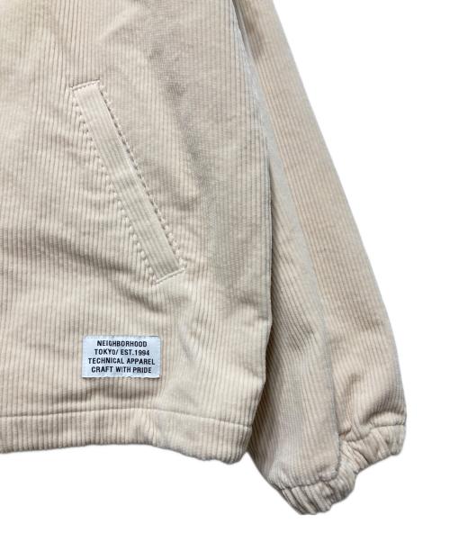NEIGHBORHOOD（ネイバーフッド）NEIGHBORHOOD (ネイバーフッド) WINDBREAKER JK コーデュロイ コーチ ジャケット ベージュ サイズ:Lの古着・服飾アイテム