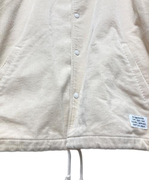 NEIGHBORHOOD（ネイバーフッド）NEIGHBORHOOD (ネイバーフッド) WINDBREAKER JK コーデュロイ コーチ ジャケット ベージュ サイズ:Lの古着・服飾アイテム