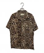 Denim & Supply Ralph Laurenデニム＆サプライ ラルフローレン）の古着「レオパードオープンカラーシャツ」｜ベージュ