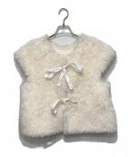 HYEONヘヨン）の古着「ファージレ/ベスト」｜アイボリー