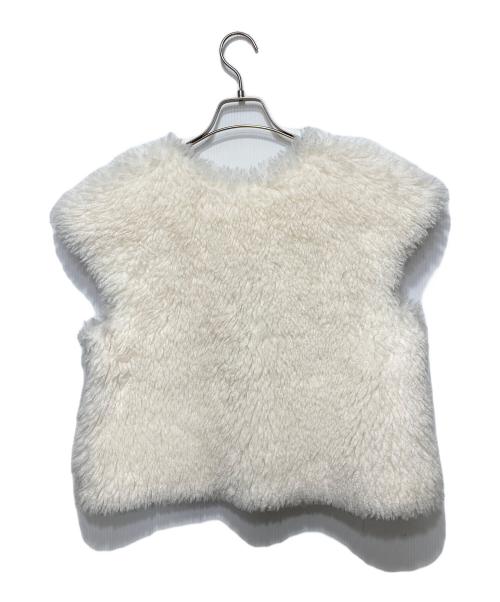 HYEON（ヘヨン）HYEON (ヘヨン) ファージレ/ベスト アイボリー サイズ:Fの古着・服飾アイテム