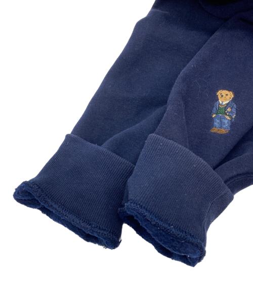 POLO RALPH LAUREN（ポロ・ラルフローレン）POLO RALPH LAUREN (ポロ・ラルフローレン) ポロベア刺繍入りパーカー ネイビー サイズ:Lの古着・服飾アイテム