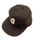 GOODENOUGHグッドイナフ）の古着「フェルトロゴウール混キャップ/G FELT WOOL B.B CAP」｜ブラウン