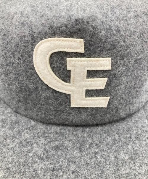 GOODENOUGH（）GOODENOUGH (グッドイナフ) FELT WAPPEN B.B CAP/フェルトワッペンキャップ グレーの古着・服飾アイテム
