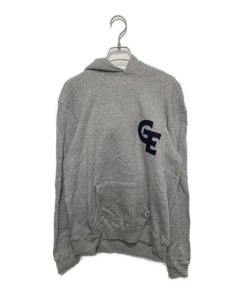 GOODENOUGH（グッドイナフ）GOODENOUGH (グッドイナフ) フェルトワッペンプルオーバーパーカー グレー サイズ:Lの古着・服飾アイテム