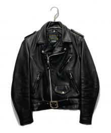 Schott（ショット）の古着「ダブルレザージャケット/ONE STAR JACKET」｜ブラック