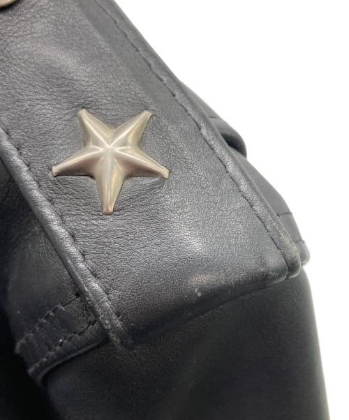Schott（ショット）Schott (ショット) ダブルレザージャケット/ONE STAR JACKET ブラック サイズ:32の古着・服飾アイテム