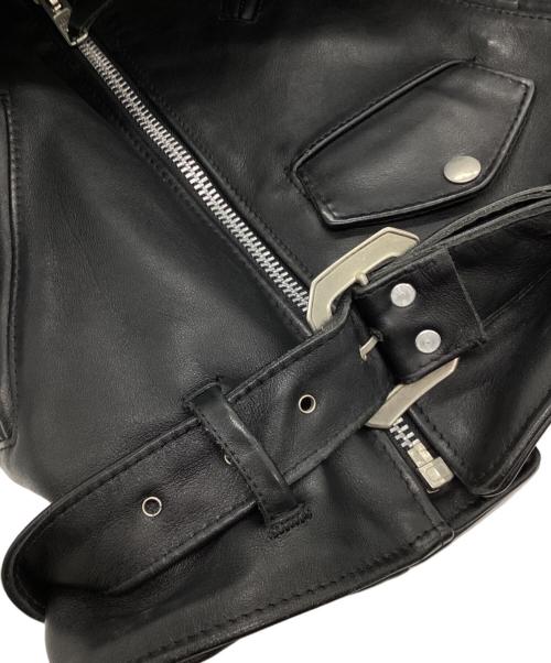 Schott（ショット）Schott (ショット) ダブルレザージャケット/ONE STAR JACKET ブラック サイズ:32の古着・服飾アイテム