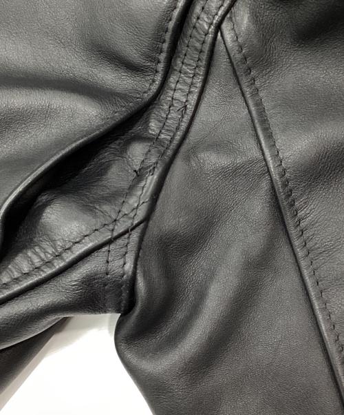 Schott（ショット）Schott (ショット) ダブルレザージャケット/ONE STAR JACKET ブラック サイズ:32の古着・服飾アイテム