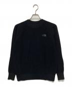 THE NORTH FACEザ ノース フェイス）の古着「コンフォーティブウールトレーナー/ニット」｜ブラック