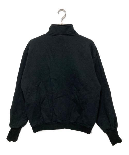 PWA（プア）PWA (プア) カーリースウェットジップアップトップス ブラック サイズ:Ｍの古着・服飾アイテム