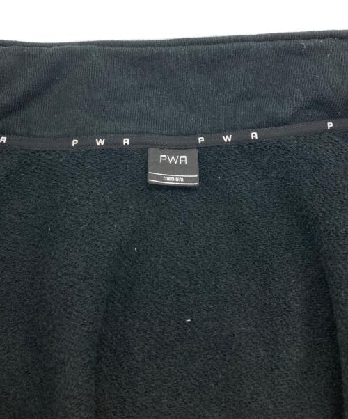 PWA（プア）PWA (プア) カーリースウェットジップアップトップス ブラック サイズ:Ｍの古着・服飾アイテム