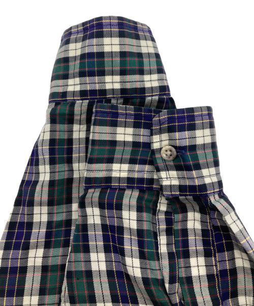 Burberry's（バーバリー）Burberry's (バーバリーズ) チェックシャツ ネイビー サイズ:Mの古着・服飾アイテム