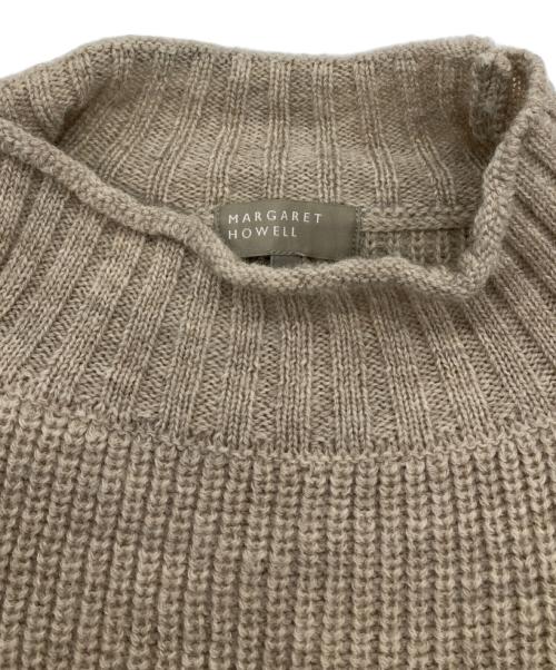 MARGARET HOWELL（マーガレットハウエル）MARGARET HOWELL (マーガレットハウエル) HEAVY SPUN WOOL（ヘビー スピン ウール）/ハイネックニット ベージュ サイズ:Mの古着・服飾アイテム