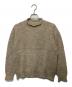 MARGARET HOWELL（マーガレットハウエル）の古着「HEAVY SPUN WOOL（ヘビー スピン ウール）/ハイネックニット」｜ベージュ