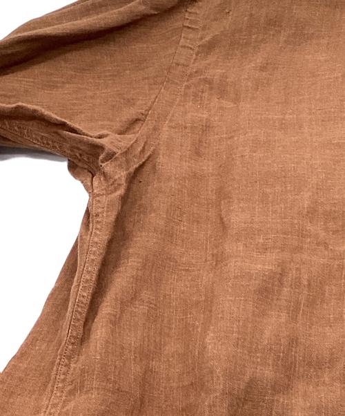 MARGARET HOWELL（マーガレットハウエル）MARGARET HOWELL (マーガレットハウエル) リネンシャツ ブラウン サイズ:Sの古着・服飾アイテム