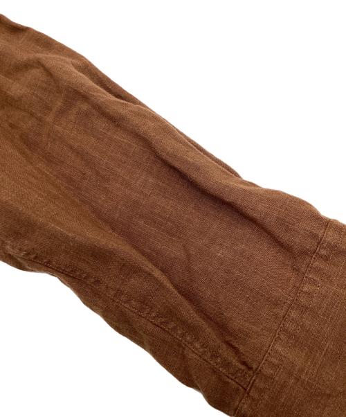 MARGARET HOWELL（マーガレットハウエル）MARGARET HOWELL (マーガレットハウエル) リネンシャツ ブラウン サイズ:Sの古着・服飾アイテム