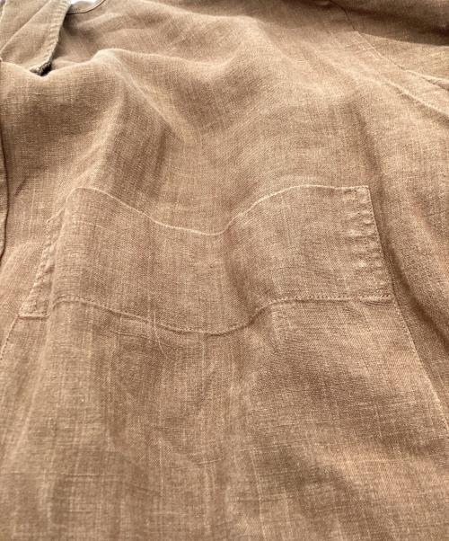 MARGARET HOWELL（マーガレットハウエル）MARGARET HOWELL (マーガレットハウエル) リネンシャツ ブラウン サイズ:Sの古着・服飾アイテム