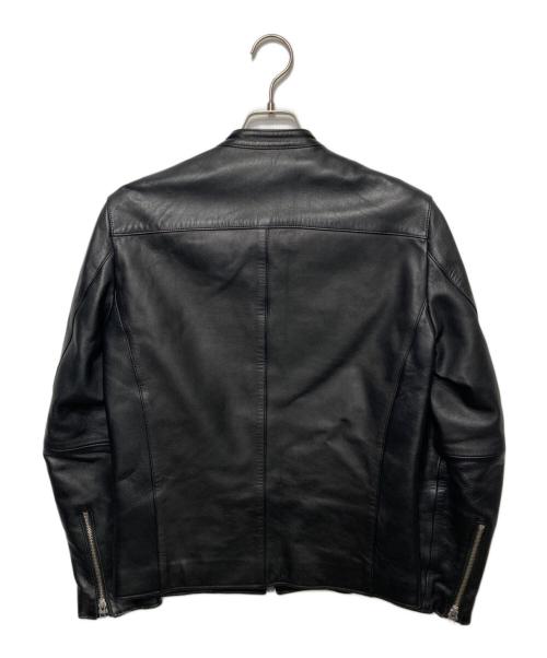 LIDnM（リドム）LIDnM (リドム) ラムレザーシングルライダースジャケット ブラック サイズ:Ｍの古着・服飾アイテム