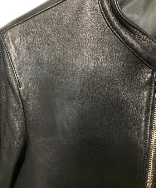 LIDnM（リドム）LIDnM (リドム) ラムレザーシングルライダースジャケット ブラック サイズ:Ｍの古着・服飾アイテム