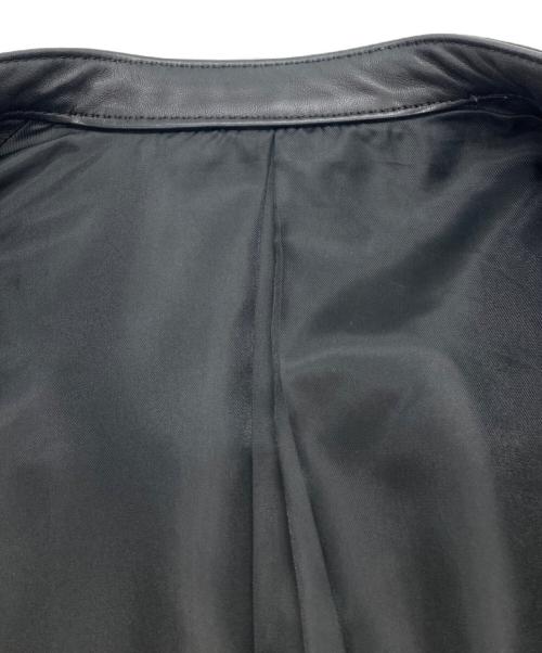 LIDnM（リドム）LIDnM (リドム) ラムレザーシングルライダースジャケット ブラック サイズ:Ｍの古着・服飾アイテム