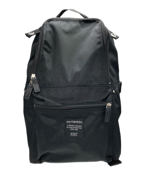 marimekko（マリメッコ）marimekko (マリメッコ) リュック ブラックの古着・服飾アイテム