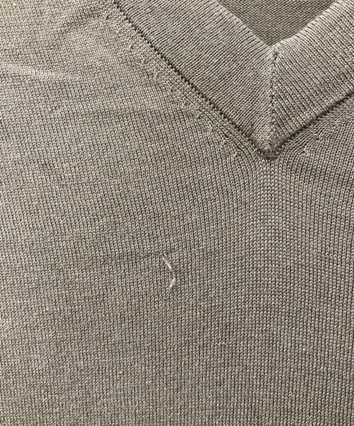 PS Paul Smith（ＰＳポールスミス）PS Paul Smith (ＰＳポールスミス) 切替ニットワンピース ブラウン サイズ:Mの古着・服飾アイテム