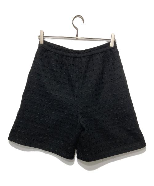 RUIRUE BOUTIQUE（ルイルエブティック）RUIRUE BOUTIQUE (ルイルエブティック) ツイードケープジャケット＆パンツセットアップスーツ ブラック サイズ:Ｌの古着・服飾アイテム