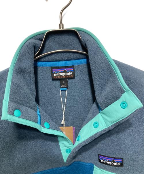 Patagonia（パタゴニア）Patagonia (パタゴニア) ライトウェイト・シンチラ・スナップT・プルオーバー ネイビー サイズ:Sの古着・服飾アイテム