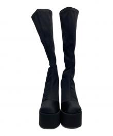 darich（ダーリッチ）の古着「ウルトラストレッチロングブーツ」｜ブラック