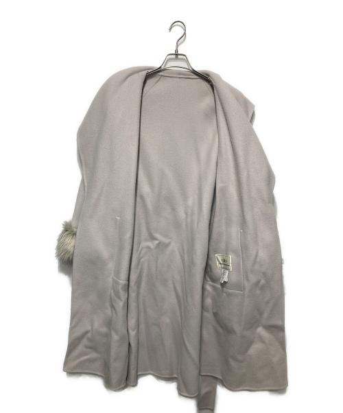 GRACE CONTINENTAL（（グレースコンチネンタル）GRACE CONTINENTAL (（グレースコンチネンタル) ショールカラーリバーコート アイボリー サイズ:34の古着・服飾アイテム