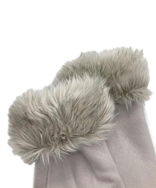 GRACE CONTINENTAL（（グレースコンチネンタル）GRACE CONTINENTAL (（グレースコンチネンタル) ショールカラーリバーコート アイボリー サイズ:34の古着・服飾アイテム