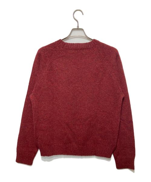 MAISON et VOYAGE（メゾンエボヤージュ）MAISON ET VOYAGE (メゾンエボヤージュ) ウールニット レッド サイズ:Ｌの古着・服飾アイテム