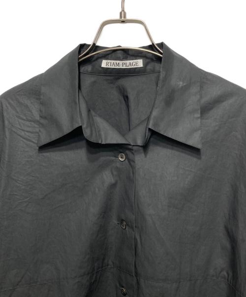 R'IAM PLAGE（リアム プラージュ）R'IAM plage (リアム プラージュ) バルーンシャツ グレー サイズ:表記なしの古着・服飾アイテム