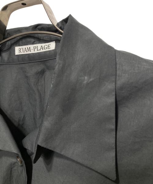 R'IAM PLAGE（リアム プラージュ）R'IAM plage (リアム プラージュ) バルーンシャツ グレー サイズ:表記なしの古着・服飾アイテム