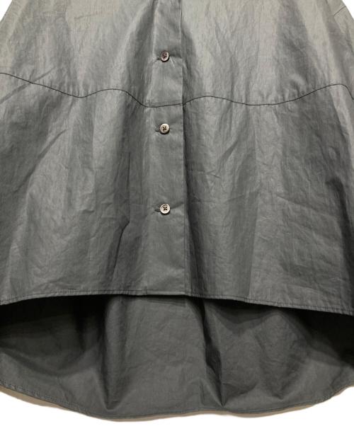 R'IAM PLAGE（リアム プラージュ）R'IAM plage (リアム プラージュ) バルーンシャツ グレー サイズ:表記なしの古着・服飾アイテム