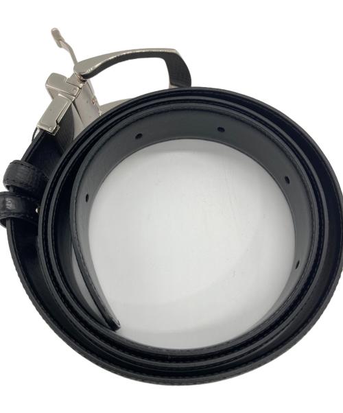 dunhill（ダンヒル）dunhill (ダンヒル) レザーベルト ブラックの古着・服飾アイテム