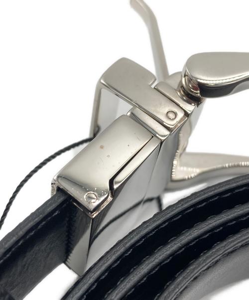 dunhill（ダンヒル）dunhill (ダンヒル) レザーベルト ブラックの古着・服飾アイテム