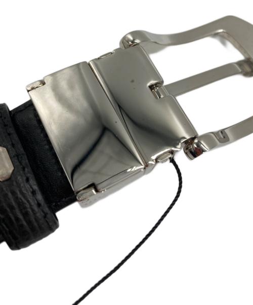 dunhill（ダンヒル）dunhill (ダンヒル) レザーベルト ブラックの古着・服飾アイテム