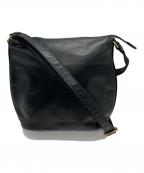 DAKOTAダコタ）の古着「ホースレザー ブリーズ ショルダーバッグ」｜ブラック