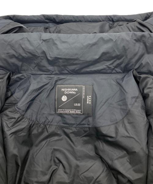 nano・universe（ナノ・ユニバース）nano・universe (ナノ・ユニバース) 西川ダウンジャケット ブラック サイズ:Lの古着・服飾アイテム