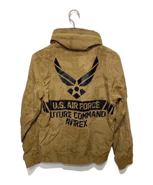 AVIREX（アヴィレックス）AVIREX (アヴィレックス) CWUフューチャーコマンド/フード付き ジャケット ベージュ サイズ:Lの古着・服飾アイテム