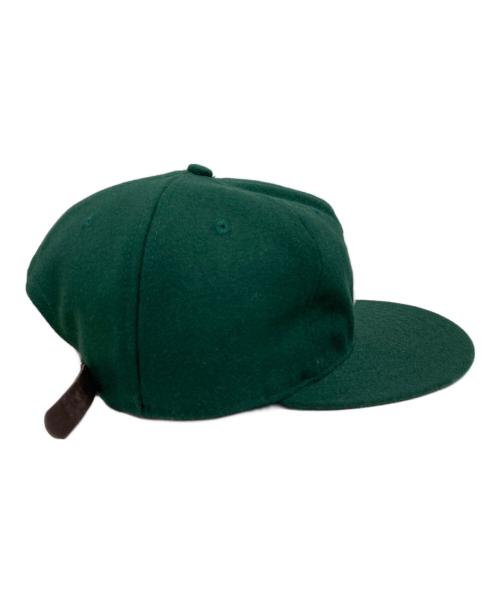 EBBETS FIELD FLANNELS（エベッツフィールドフランネルズ）EBBETS FIELD FLANNELS (エベッツフィールドフランネルズ) キャップ グリーン サイズ:表記なしの古着・服飾アイテム