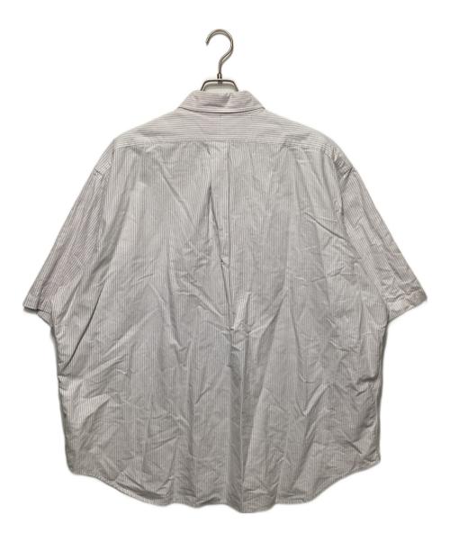 RALPH LAUREN（ラルフローレン）RALPH LAUREN (ラルフローレン) 半袖BDストライプシャツ ピンク サイズ:XXLの古着・服飾アイテム