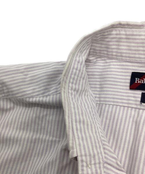 RALPH LAUREN（ラルフローレン）RALPH LAUREN (ラルフローレン) 半袖BDストライプシャツ ピンク サイズ:XXLの古着・服飾アイテム