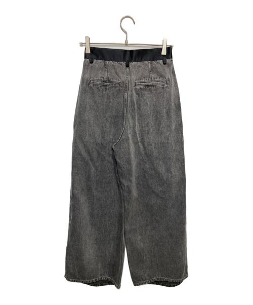 EMOELLE（エモエレ）EMOELLE (エモエレ) デニムパンツ/ドレスデニムパンツ グレー サイズ:36の古着・服飾アイテム