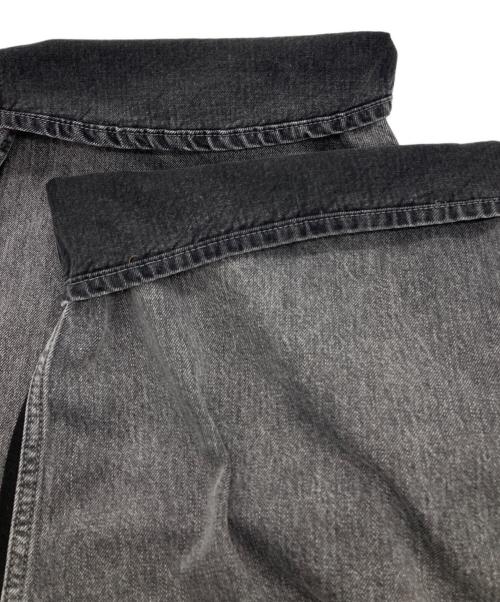 EMOELLE（エモエレ）EMOELLE (エモエレ) デニムパンツ/ドレスデニムパンツ グレー サイズ:36の古着・服飾アイテム