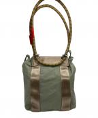 TOPOLOGIEトポロジー）の古着「サミットトート/ショルダーバッグ/ナイロンバッグ」｜グリーン