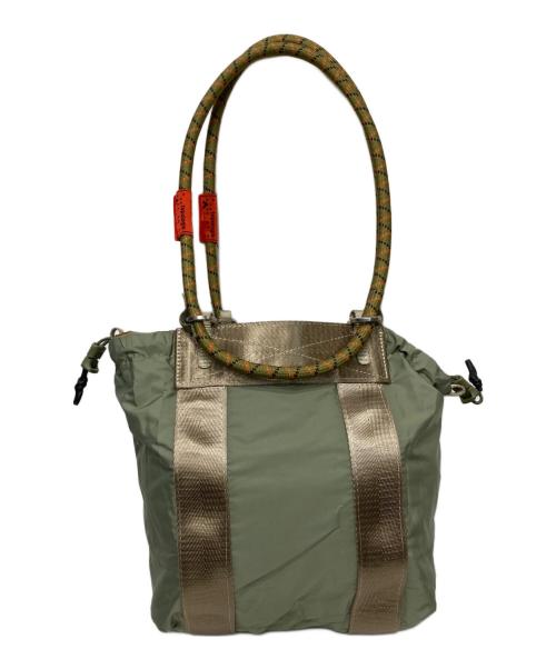 TOPOLOGIE（トポロジー）TOPOLOGIE (トポロジー) サミットトート/ショルダーバッグ/ナイロンバッグ グリーンの古着・服飾アイテム