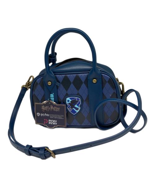 PINKY PINKY（ピンキー ピンキー）PINKY PINKY (ピンキー ピンキー) HARRY POTER フェイクレザーハンドバッグ ブルーの古着・服飾アイテム